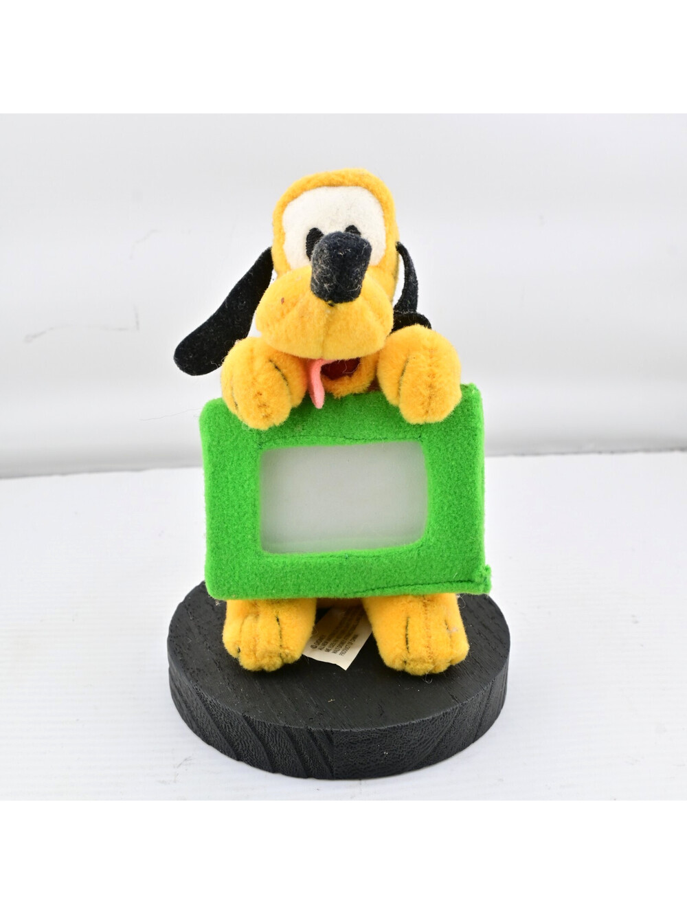 Disney Pluto small plush holding attached picture frame